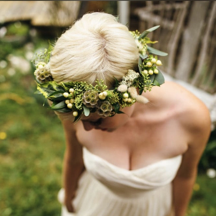 Full/Asymetrical Floral Crown